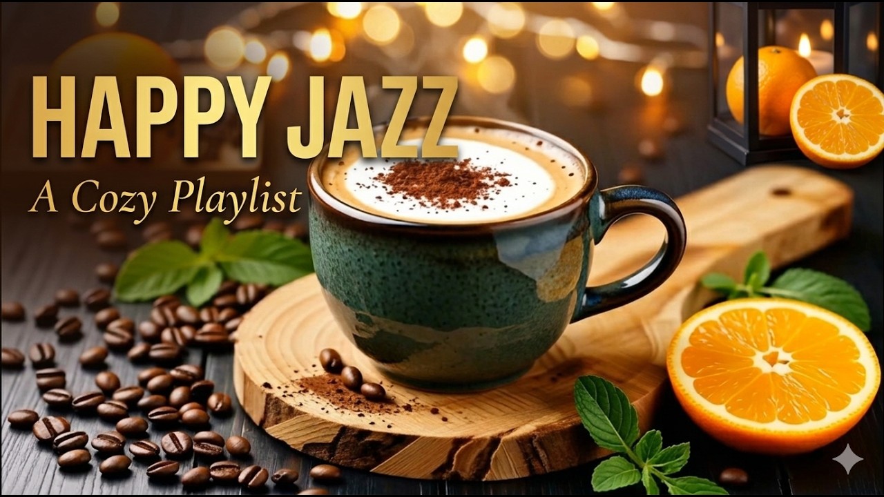 Happy Winter Jazz Café ☕ Delicate Morning Jazz, Smooth Bossa Nova for Stress Relief & Relaxation