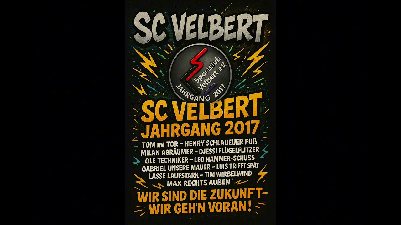SC VELBERT Jahrgang 2017 Laut und Kunterbunt