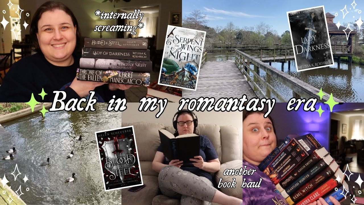 I started 3 fantasy romance series & found some new faves!📚🧚🏼‍♀️✨| Romantasy reading vlog