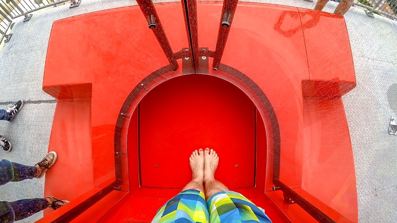Kamikadze Trapdoor Waterslide [NEW 2018] Energylandia