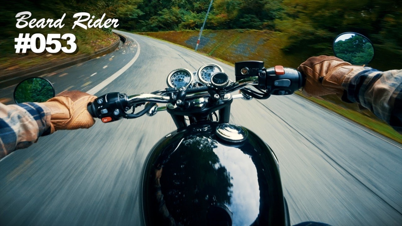 [053] Bonneville T120 Afternoon Ride | Pure Exhaust Sound [西蔵王高原]