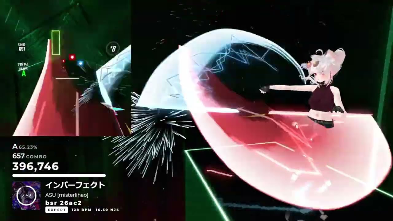 【BeatSaber】インパーフェクト／明透【one hand-Darth Maul】
