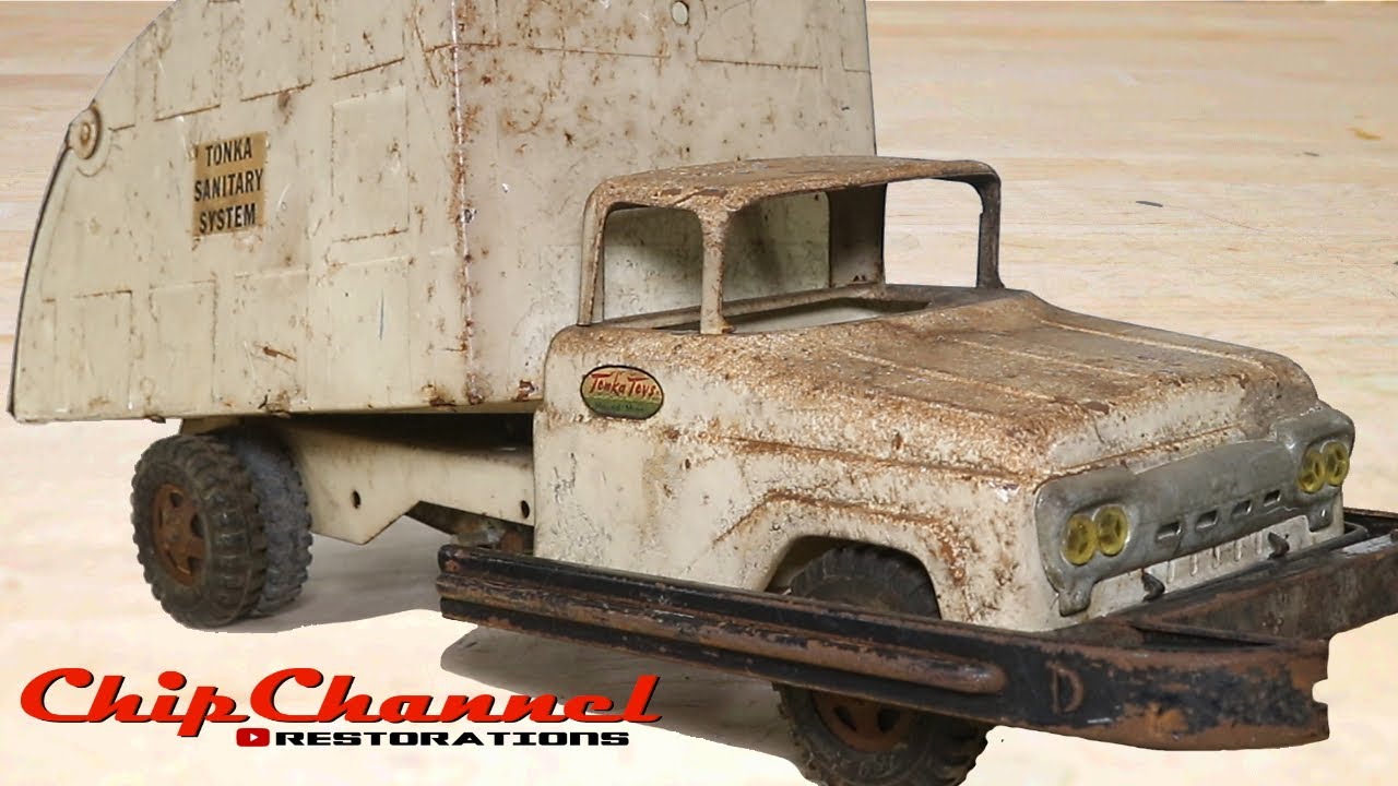 1960 Tonka Sanitary System Garbage Truck Restoration