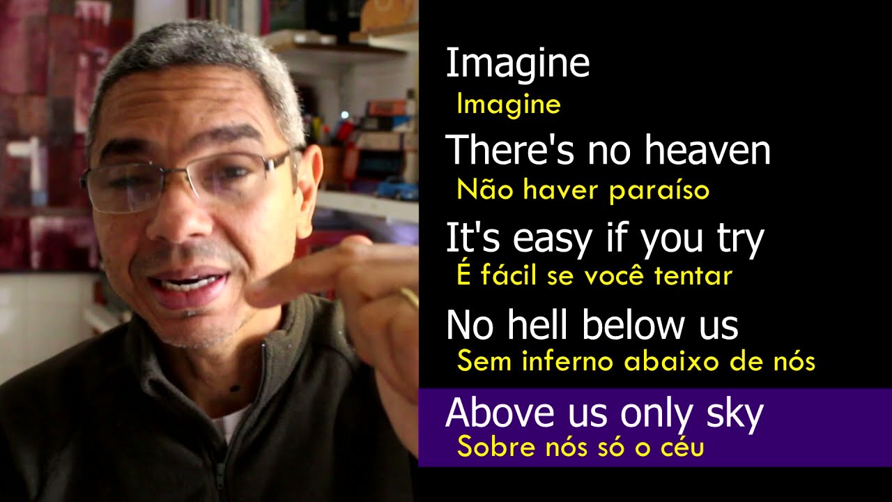 Learning English singing songs: IMAGINE, by John Lennon