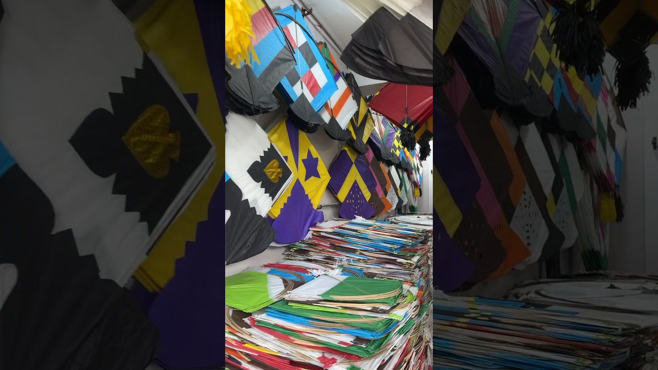 Kites market 2024 🔥 kite shopping 😍 kite flying jammu ❤️ #shorts #kiteshop #kiteflying #kite