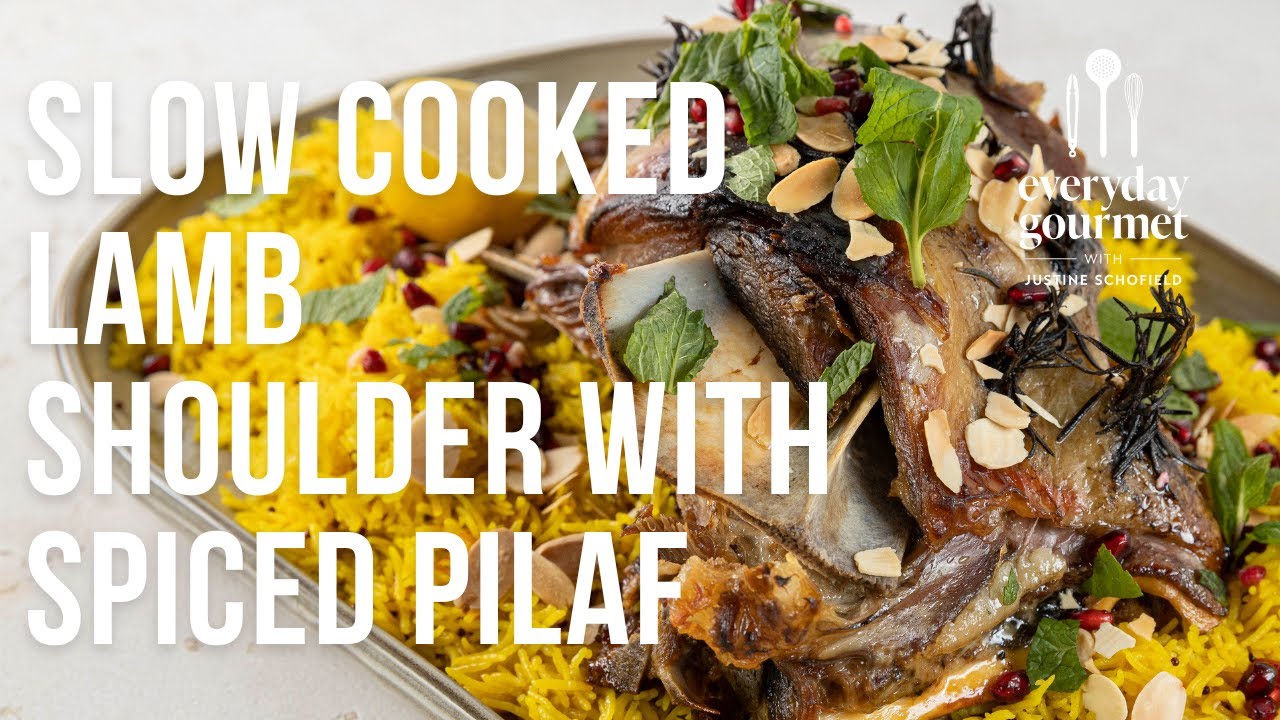 Slow Cooked Lamb Shoulder with Spiced Pilaf | EG12 Ep68