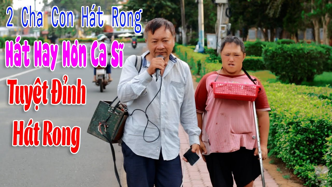 Phát Hiện 2 Cha Con Hát Rong Hát Hay Hơn Ca Sĩ | Sao Đành Xa Anh - Văn Luận