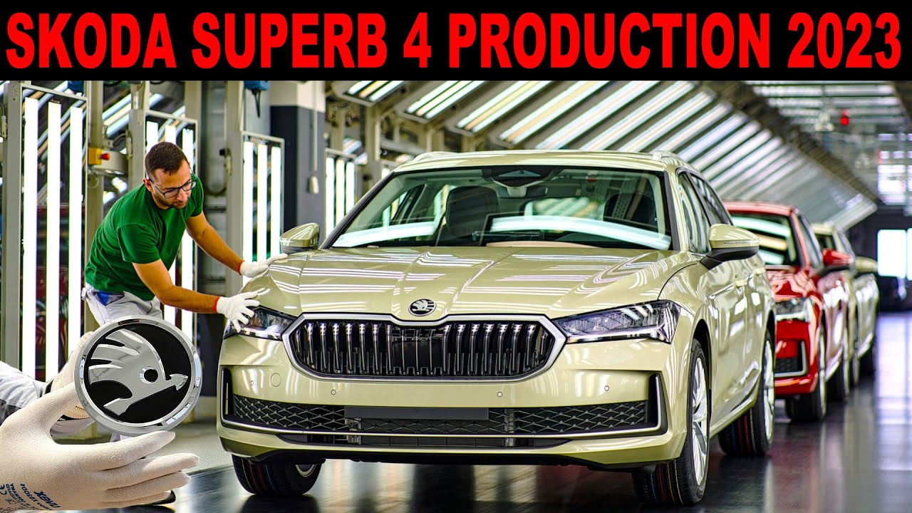👉 SKODA SUPERB 4  PRODUCTION FOOTAGE 2023 👈 Assembly Line Production Plant Bratislava Slovakia