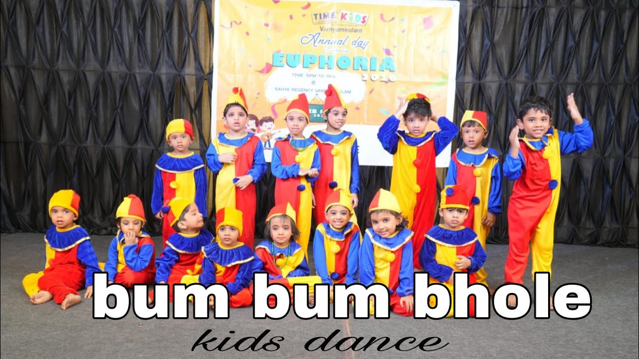 Bum Bum Bole Kids Dance  | Best Dance For Kids | Taare Zameen Par | annual day dance