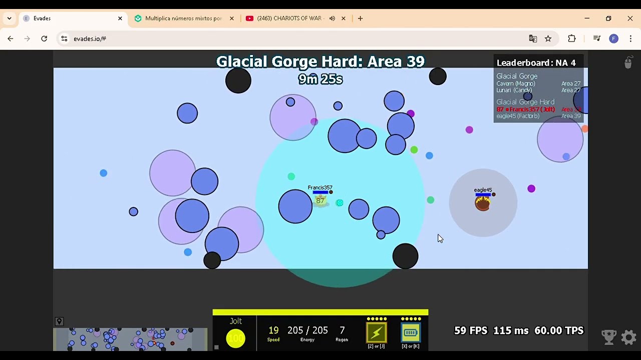 GAMEPLAY US//DOING GLACIAL GORGE HARD WITH ONE OF THE BEST PLAYERS 