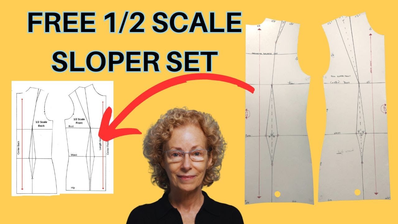 Pattern making the Easy Way - Using a Half Scale Sloper