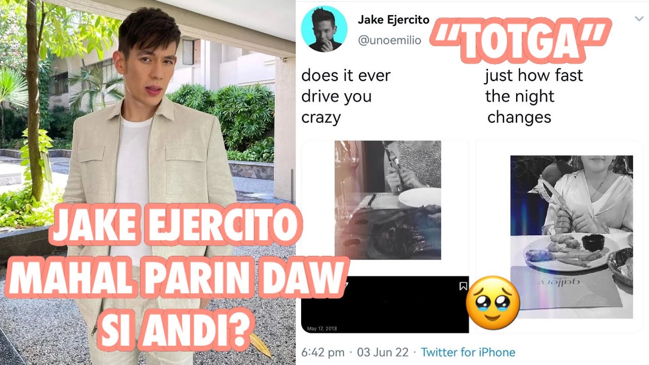 JAKE EJERCITO PARANG MAHAL PARIN DAW SI ANDI EIGENMANN, GINULAT ANG FANS SA THROWBACK PHOTO NI ANDI