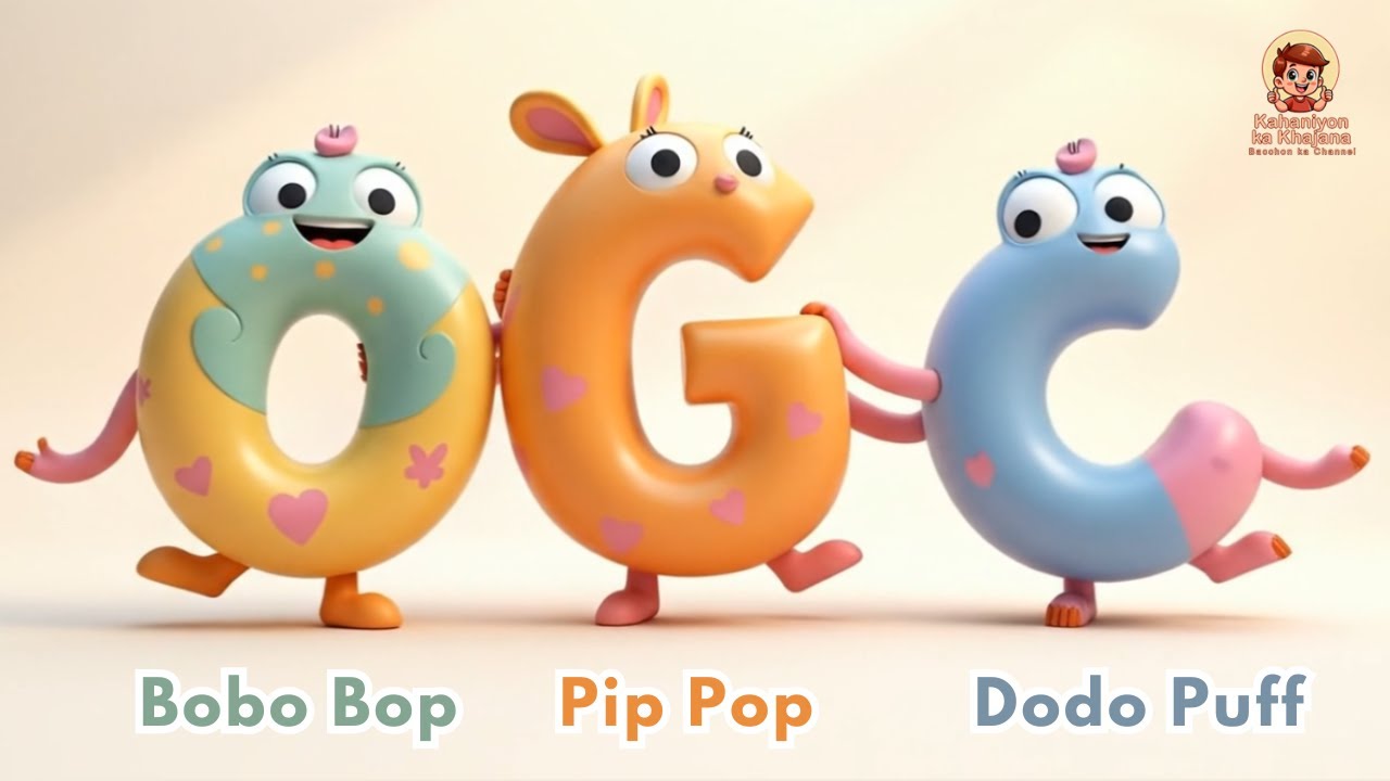 Three cartoon friends dancing and singing about their friendship 🎵 | Nursery Rhymes for Kids