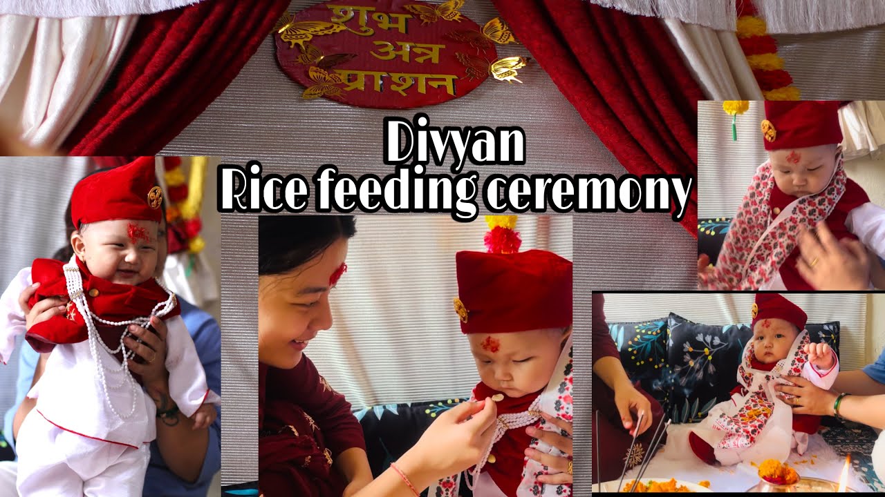 Divyan rice feeding ceremony 