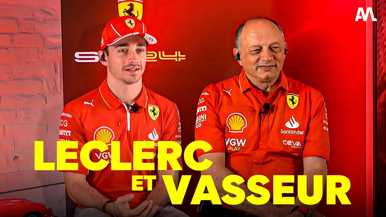 Leclerc - Vasseur : l'interview croisée (les secrets de la nouvelle F1 Ferrari, Hamilton...)