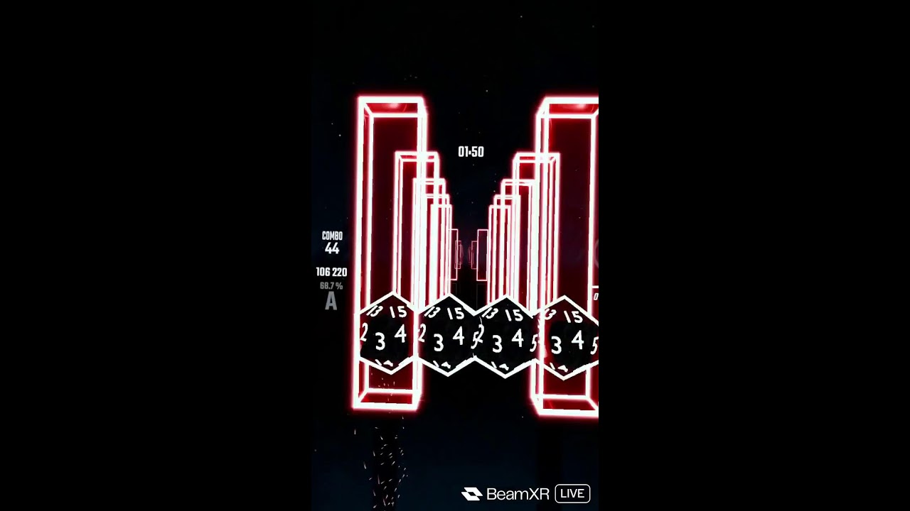 +Playing Beat Saber+