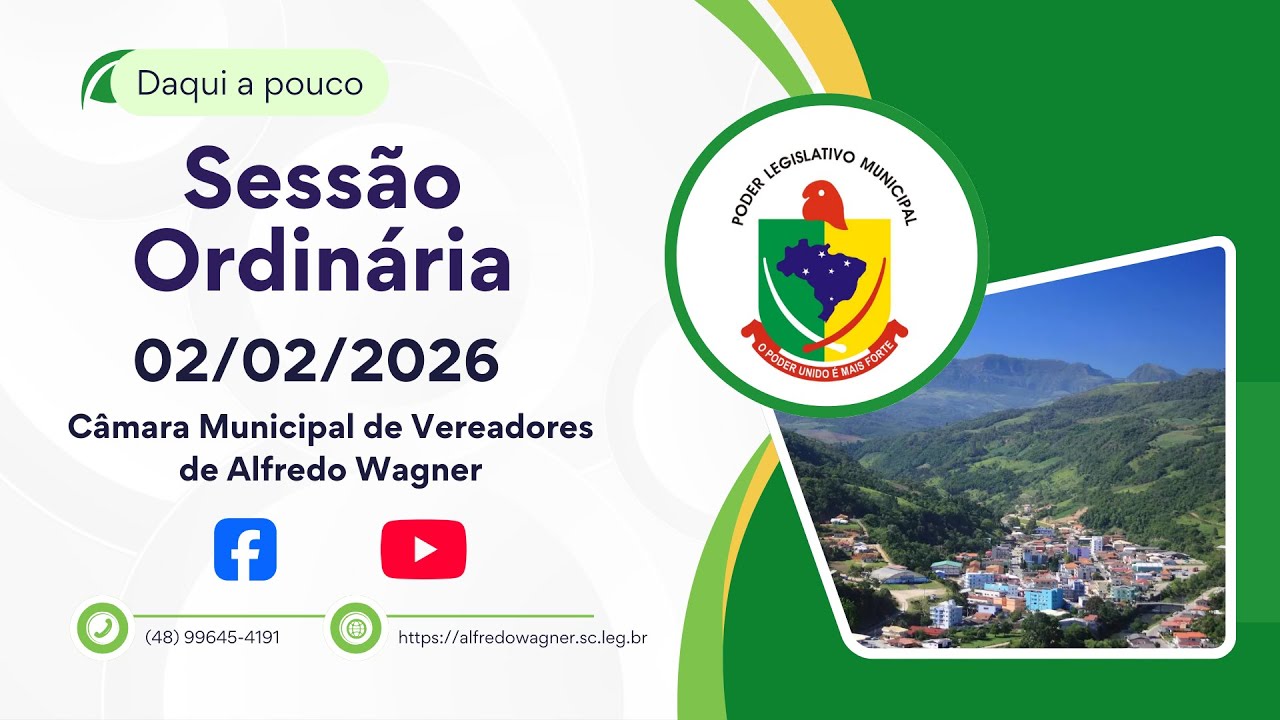 Sessão Ordinária do dia 02/02/2026