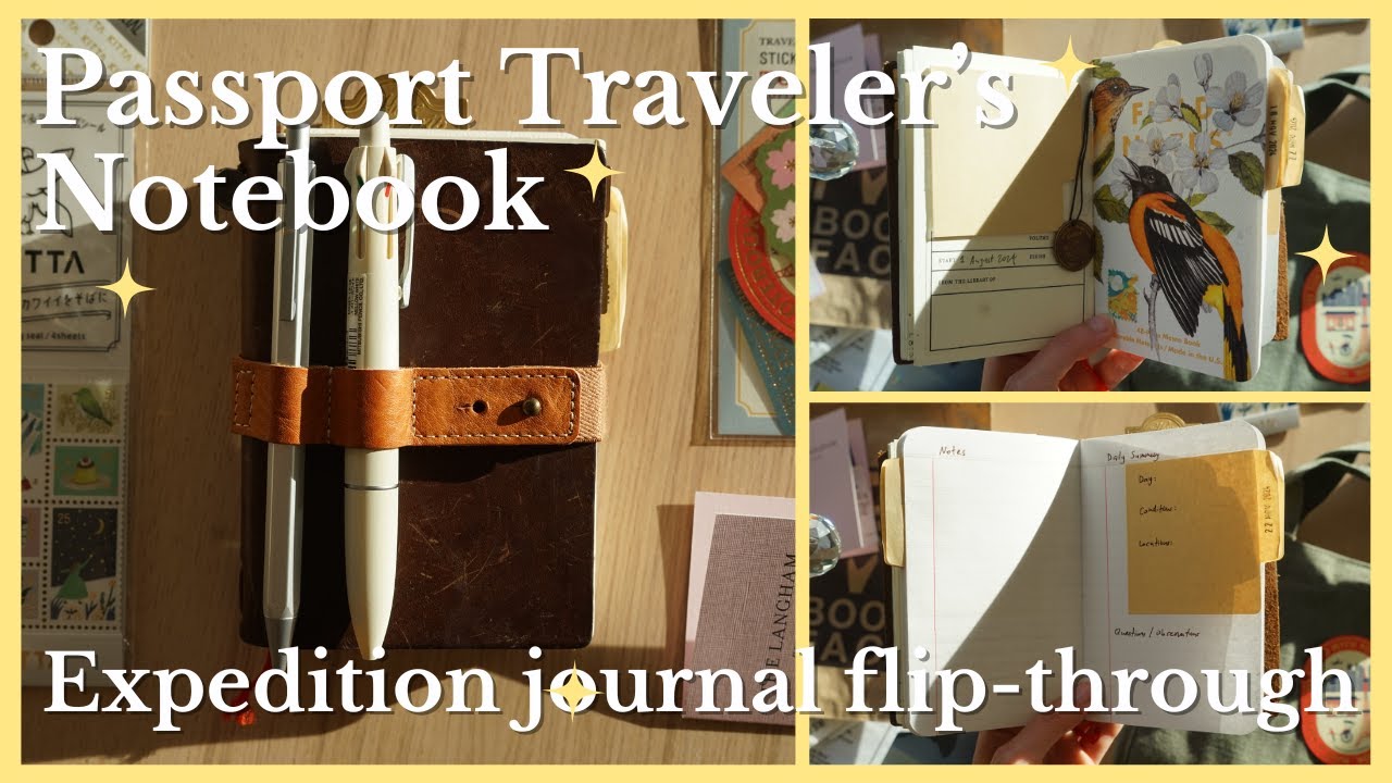 Update and flip-through of Expedition Journal + Amazon stationary haul | Planner Chat 008