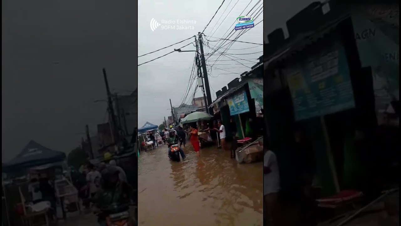 BANJIR DI PERUMAHAN KOMPLEK MAHARTA TANGSEL