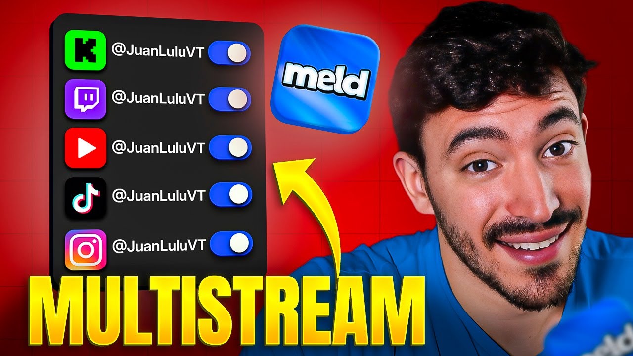 Como hacer MULTISTREAM modo FACIL en MELD STUDIO