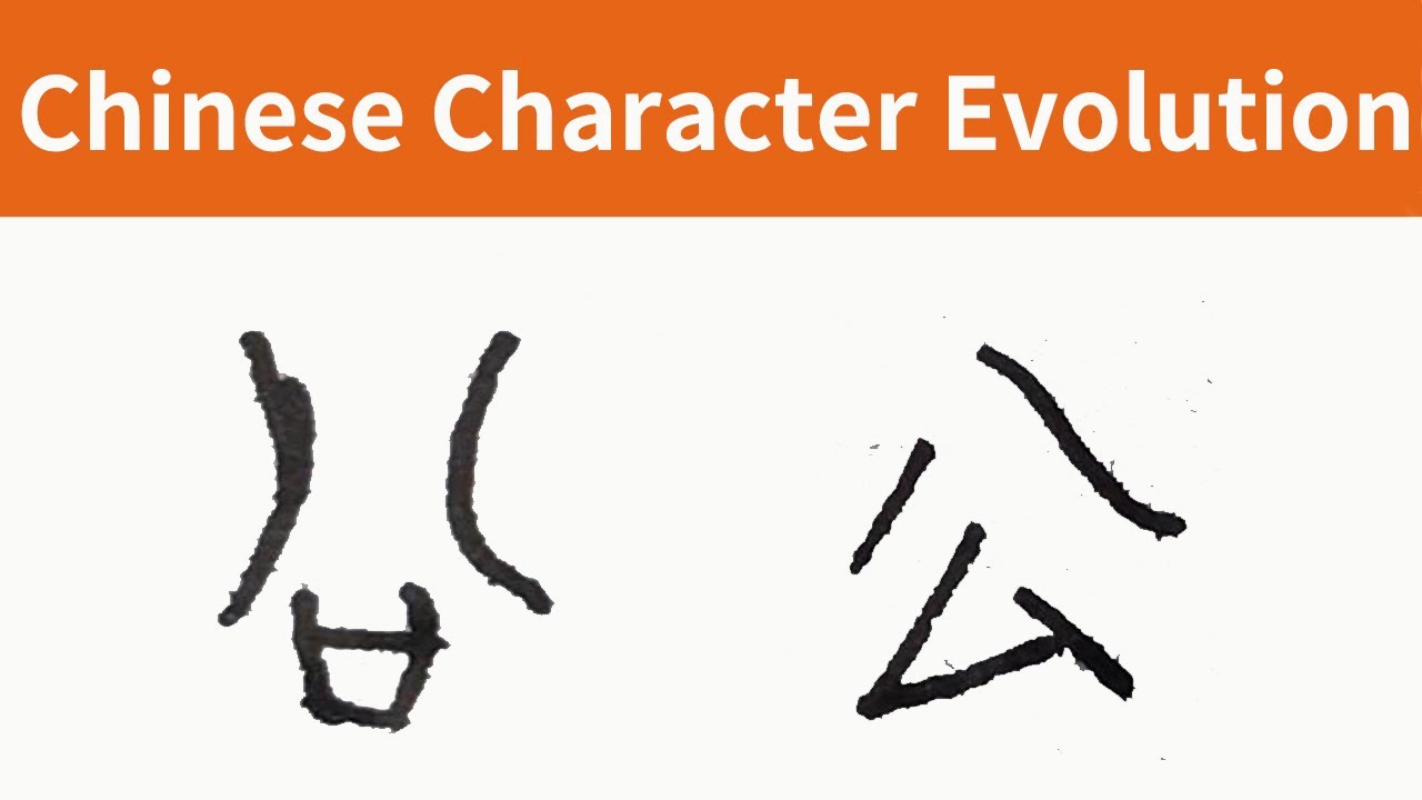 Chinese character Evolution | 公