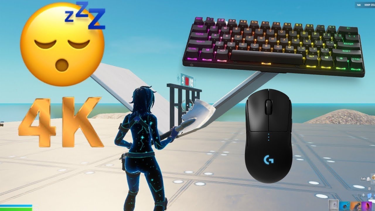 SteelSeries Apex Pro Mini ASMR 😴 1v1 Build Fights 🏆 Satisfying Keyboard Fortnite 240 FPS 4K