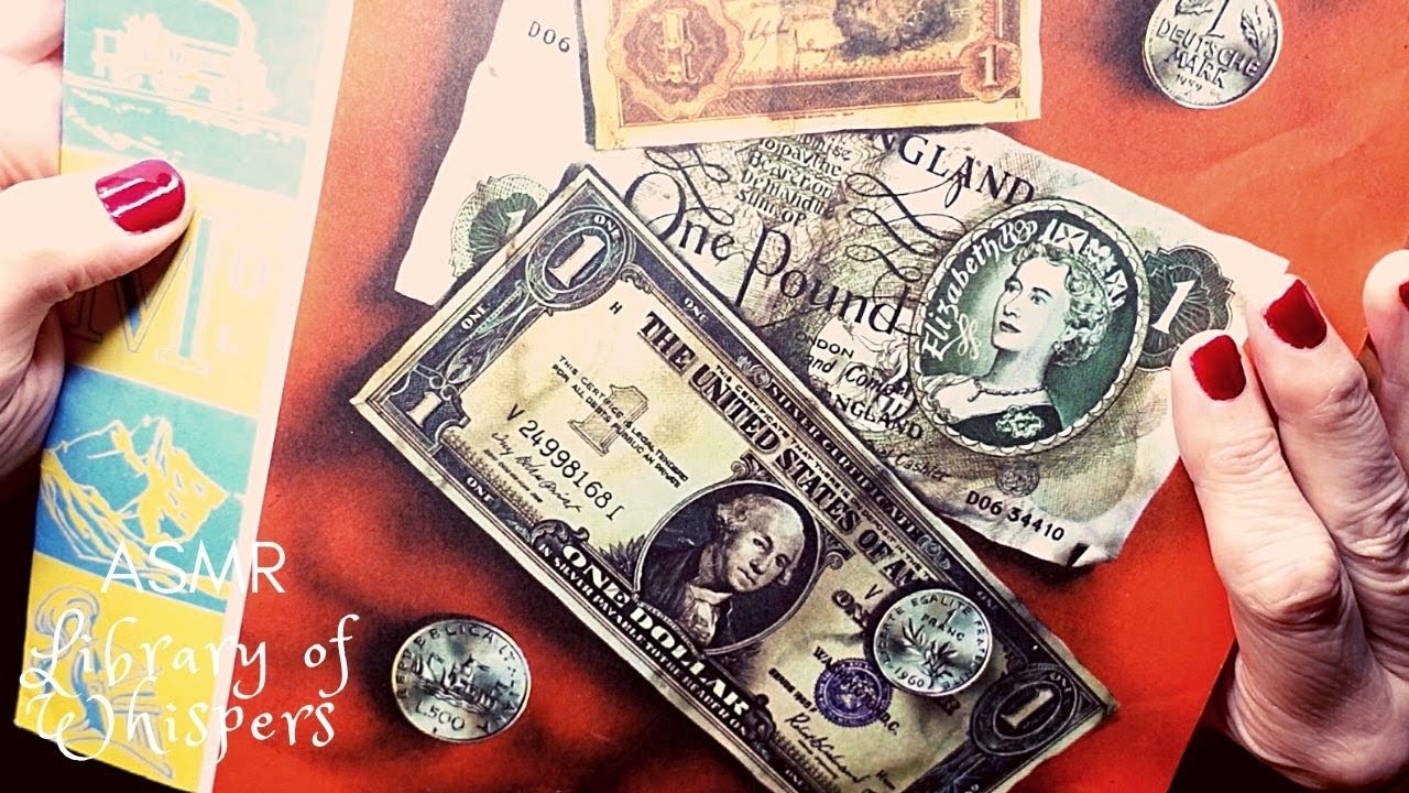 ASMR | History of Money & Bank Notes! Whispered Vintage Magazine