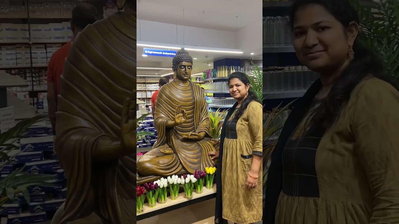 Beautiful Home decor statues at Agromech #budha #statue #viral #trending #shortsvideo #hyderabad