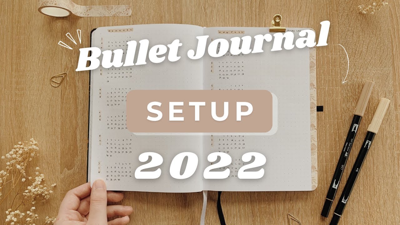 BULLET JOURNAL SETUP 2022 | Bullet Journal starten | plan with me deutsch | Bujo Setup 2022 deutsch