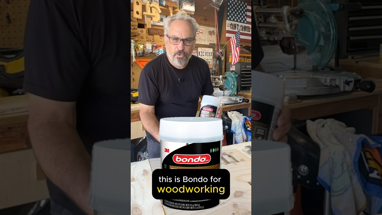 How To Use Bondo For Woodworking!