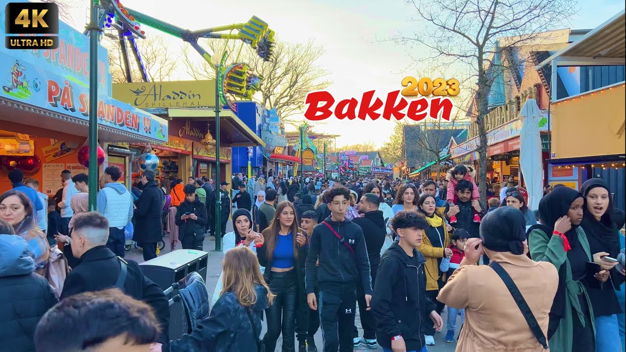 World’s Oldest Amusement Park “Bakken” 2023 / Most Popular Attraction In Denmark Dyrehavsbakken #cph