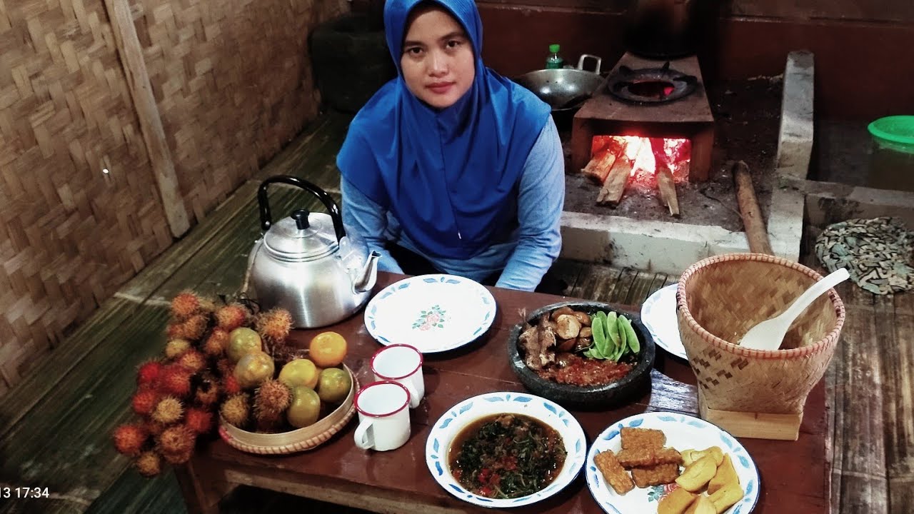 Nikmat.....Pemadam Kelaparan  Ikan Asin Jengkol Sambal Dan Olahan Sayur