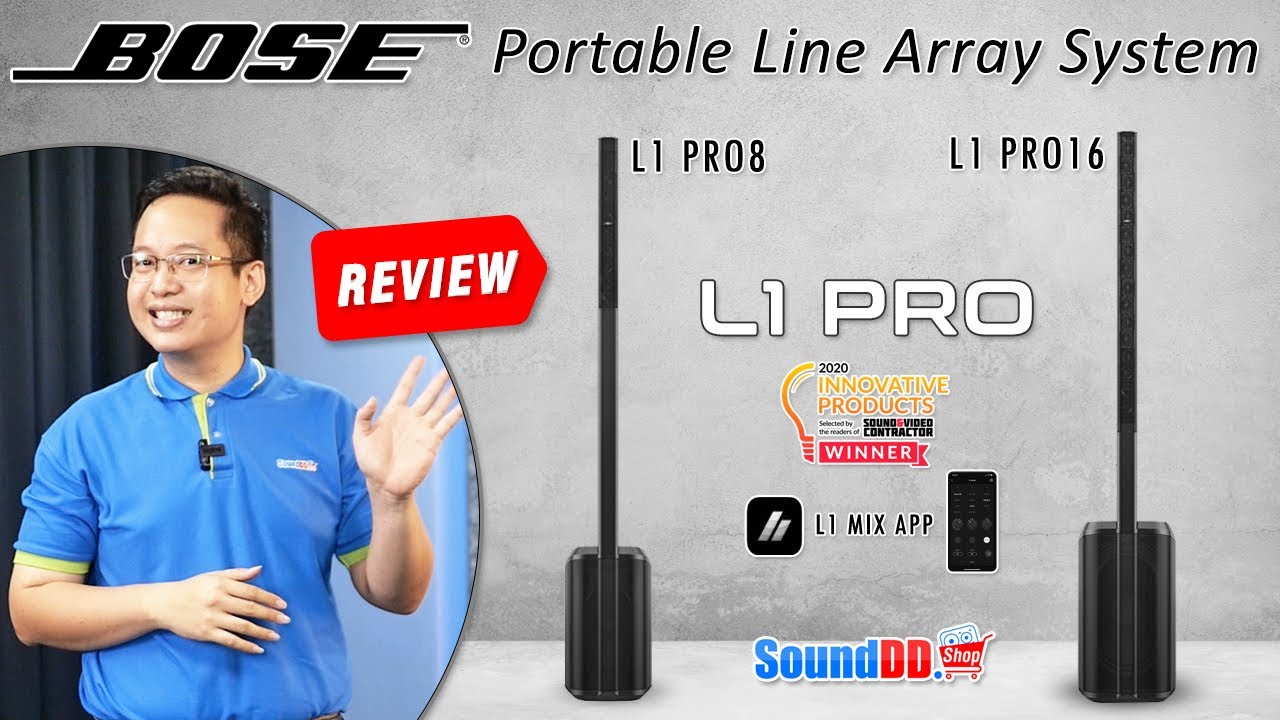 รีวิว! BOSE L1 PRO SERIES มาใหม่ล่าสุด กับตู้ลำโพง Active Column พร้อม built-in มิกเซอร์ในตัว!