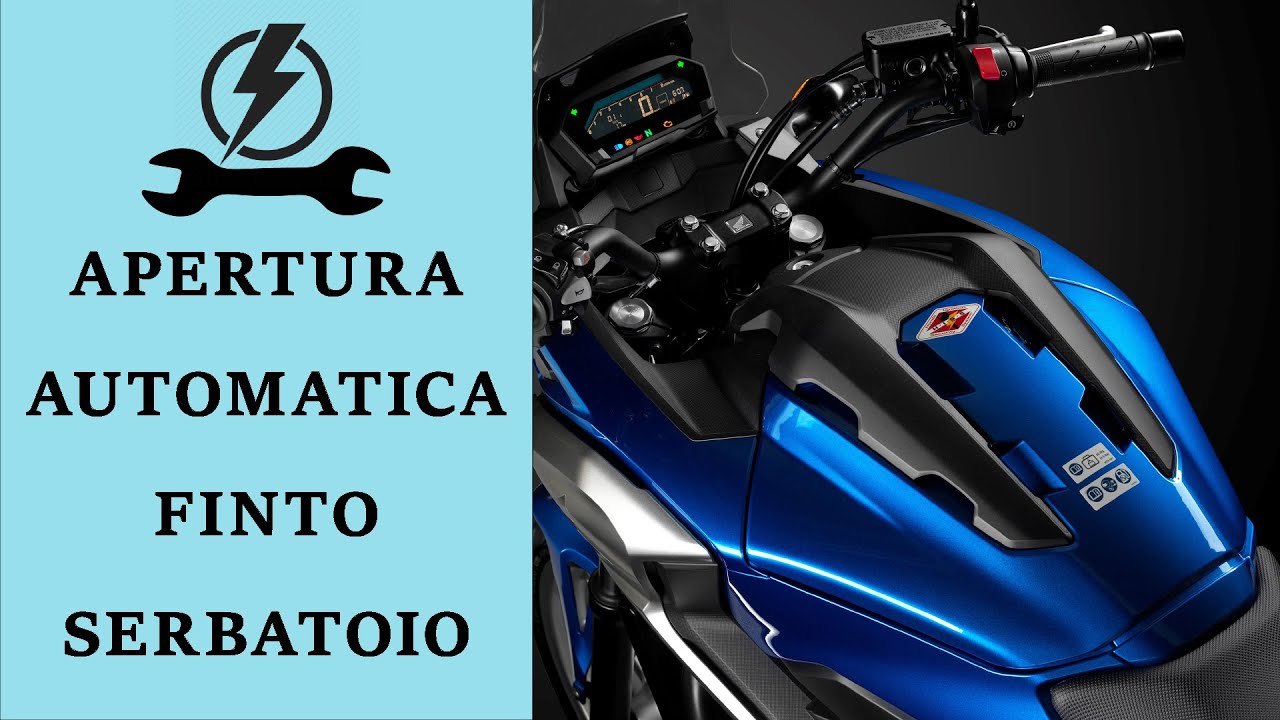 NC750X - Come automatizzare l'apertura del finto serbatoio
