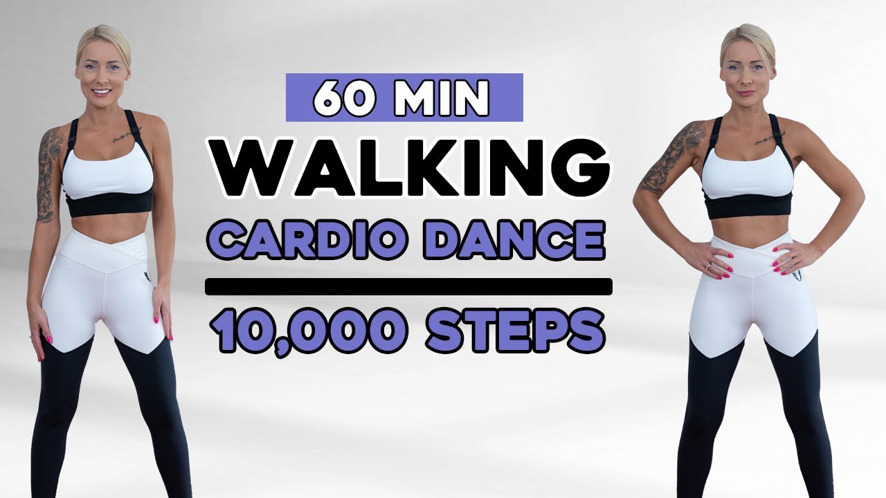 🔥10000 STEPS IN 60 MIN🔥 Walking Cardio Dance🔥 Workout to Burn Fat, Mood Booster,  No Equipment🔥