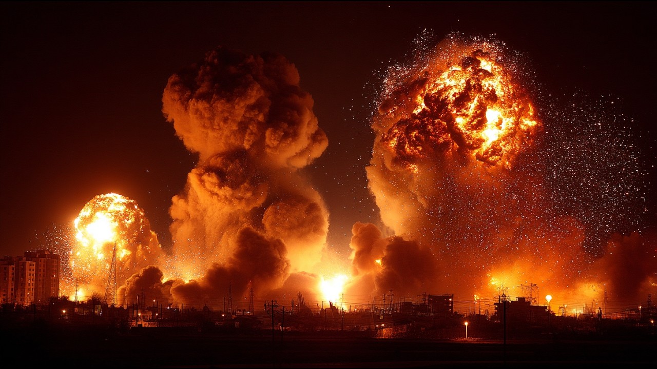 Horrific! The situation in Iranian cities looks like hell, Tahaeran City is reduced to ashes