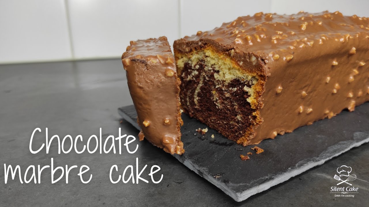 Cake marbré au chocolat (Recette très simple) | Silent Cake