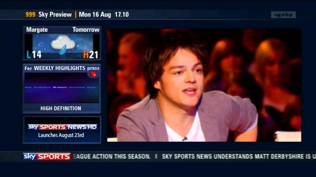 Sky Preview Channel UK 2010 August