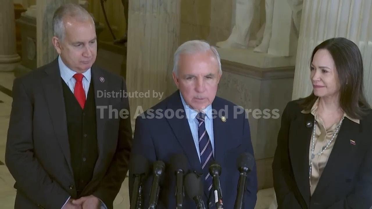 Florida Republicans voice their support for Venezuelan opposition leader Machado