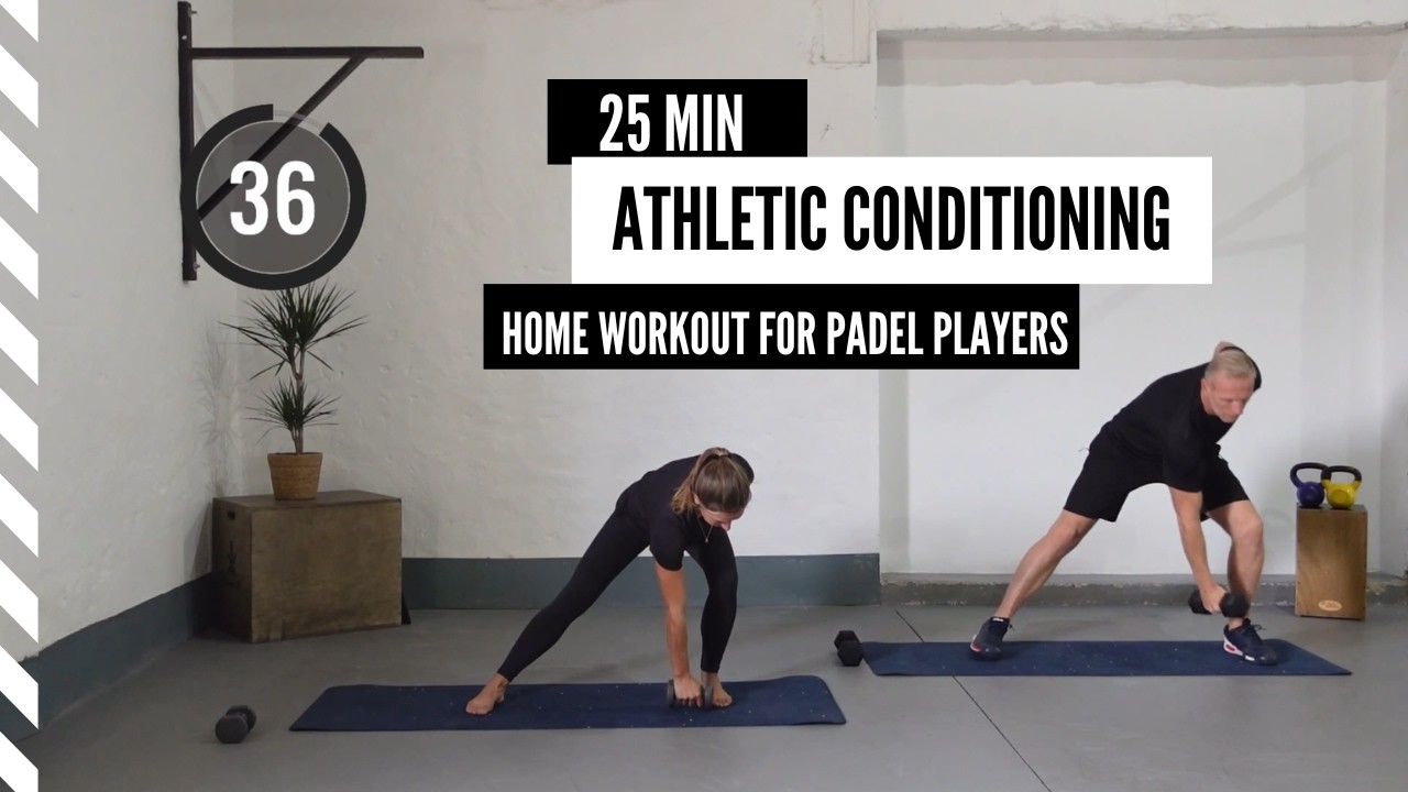 25 MIN Athletic Home Workout | Agility, Power & Core (Dumbbells + Bands)