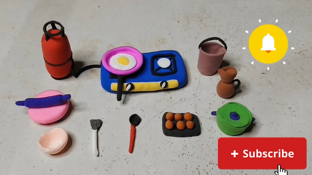 Clay Kitchen Set