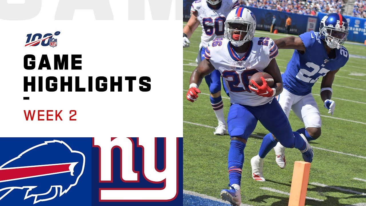 Bills vs. Giants Week 2 Highlights | NFL 2019