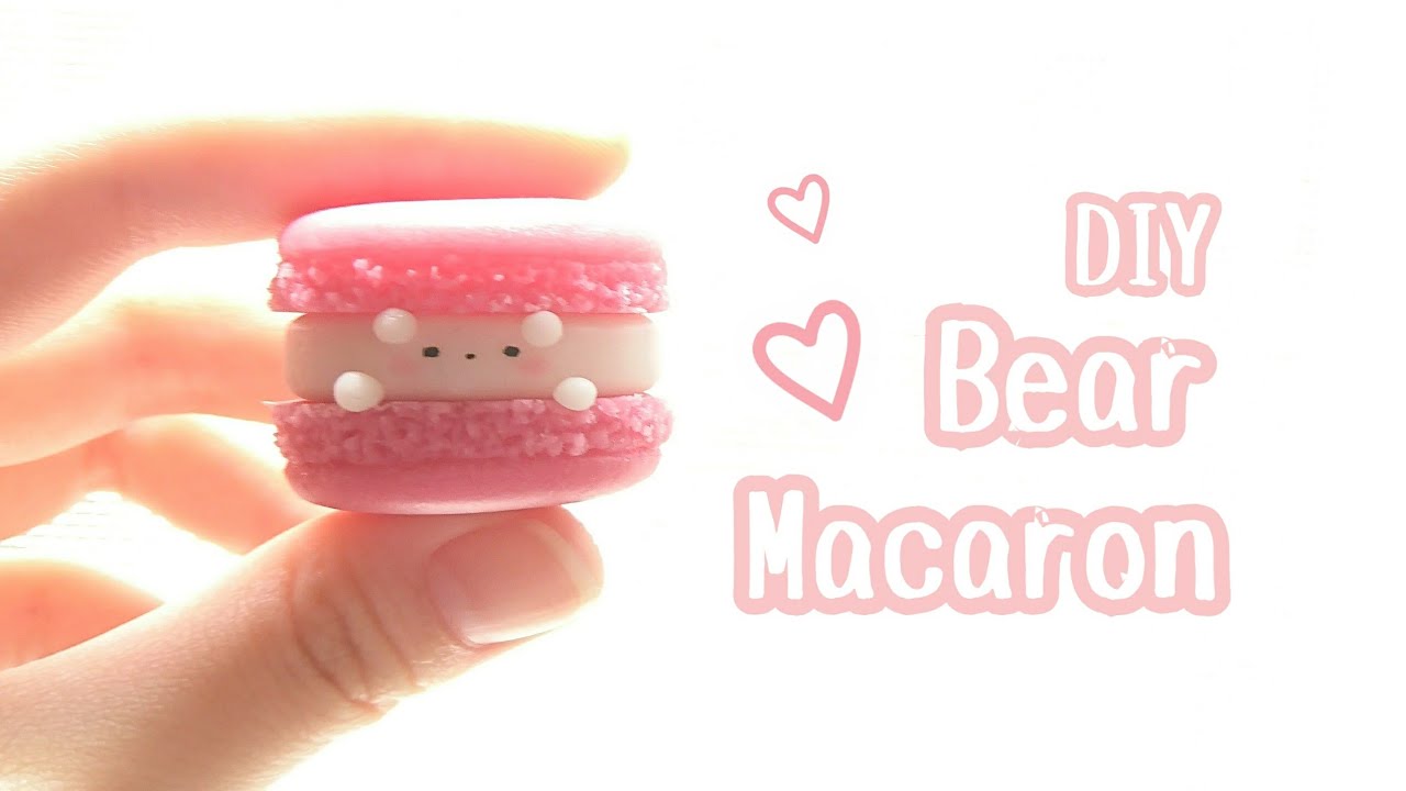 ［手作］3分鐘教會你！新手必學！超仿真馬卡龍！How to make Clay Bear Macaron｜Yuu