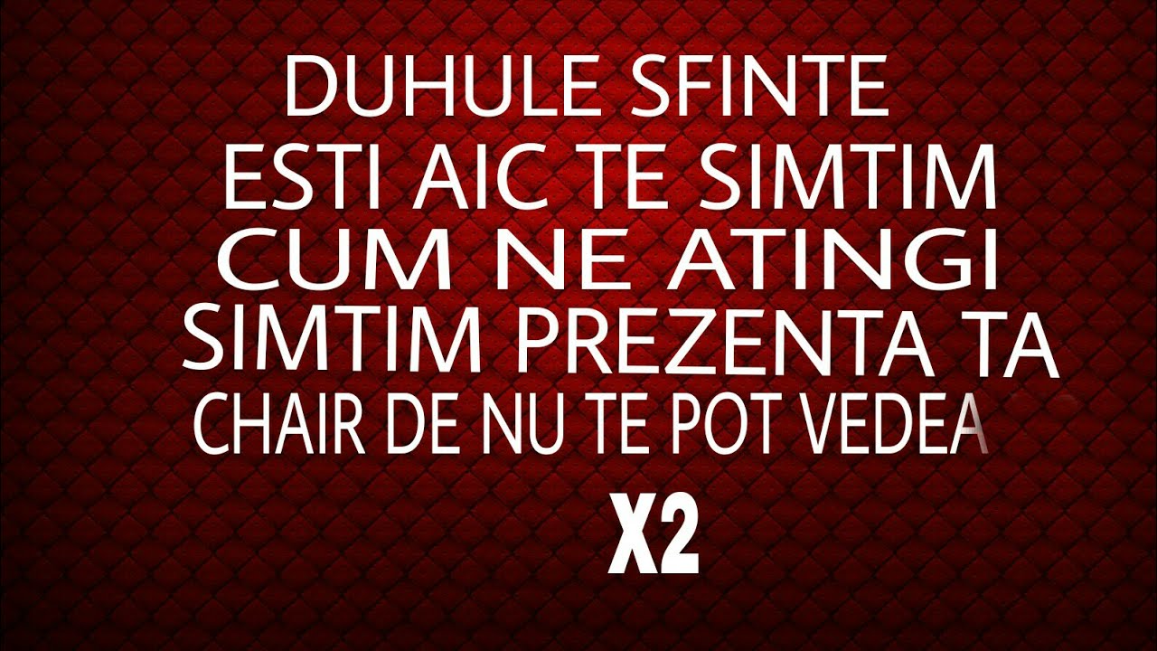 NEGATIV & VERSURI DUHULE SFINTE ORIGINAL