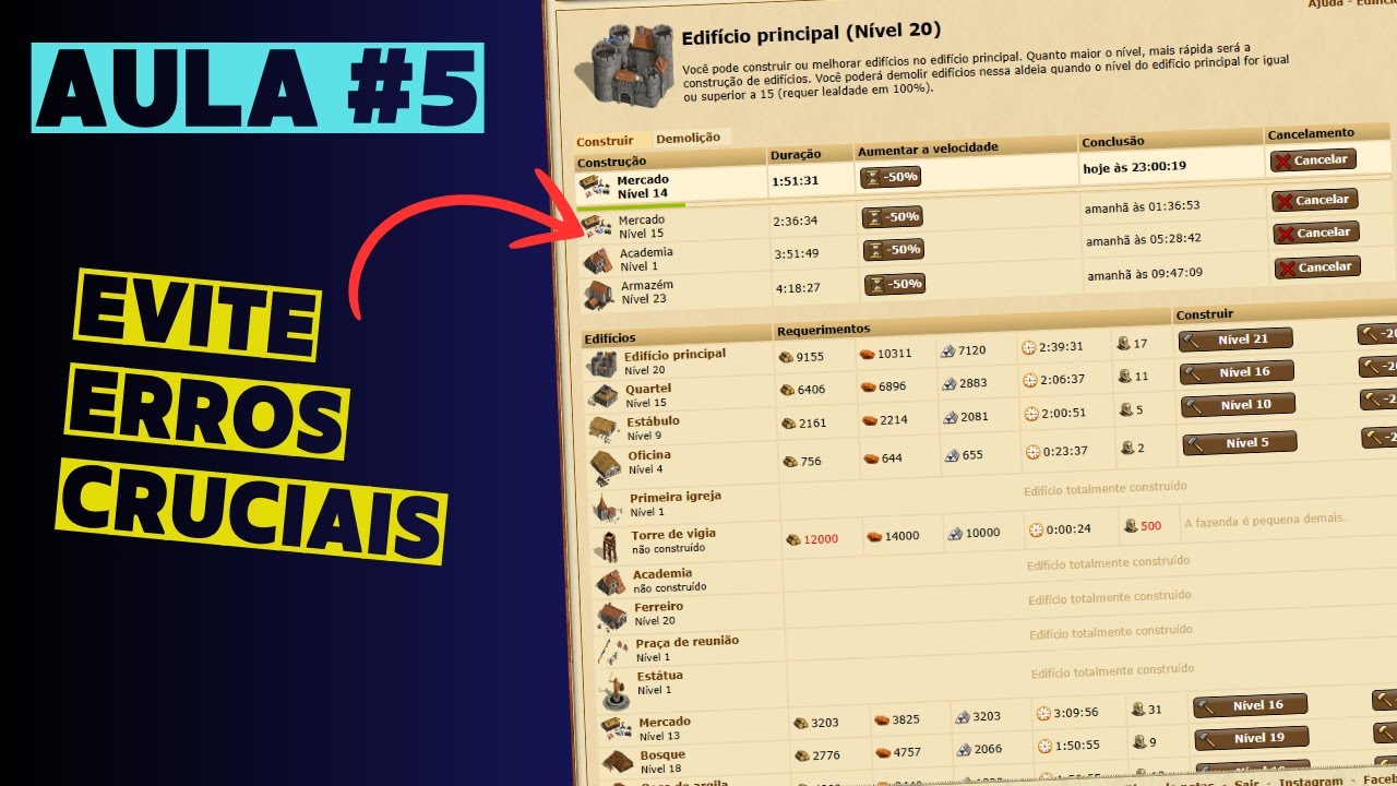 #05 TW do ZERO- Como tomar boas decisões sendo INICIANTE no Tribal Wars?