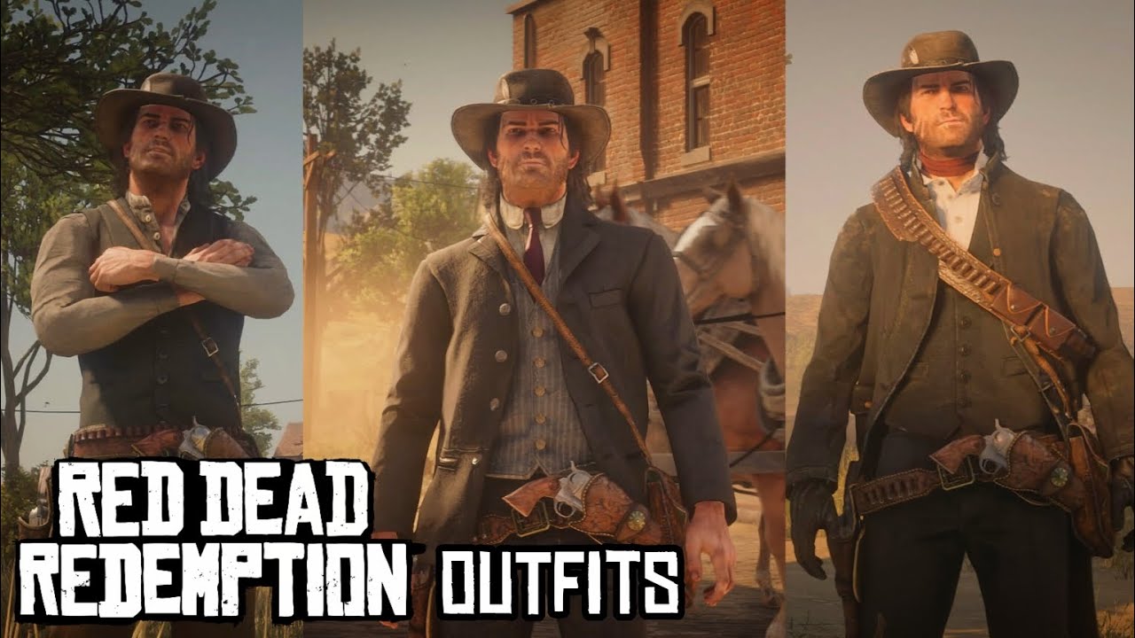John Marston Outfits From RDR1 in RDR2 PS5 (Mis outfits favoritos de Red Dead Redemption 1)