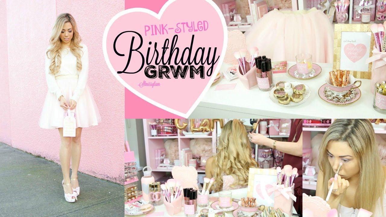 MY BIRTHDAY!♥♥ Get Ready With Me- Makeup, Hair and Outfit!- SLMissGlam♥♥