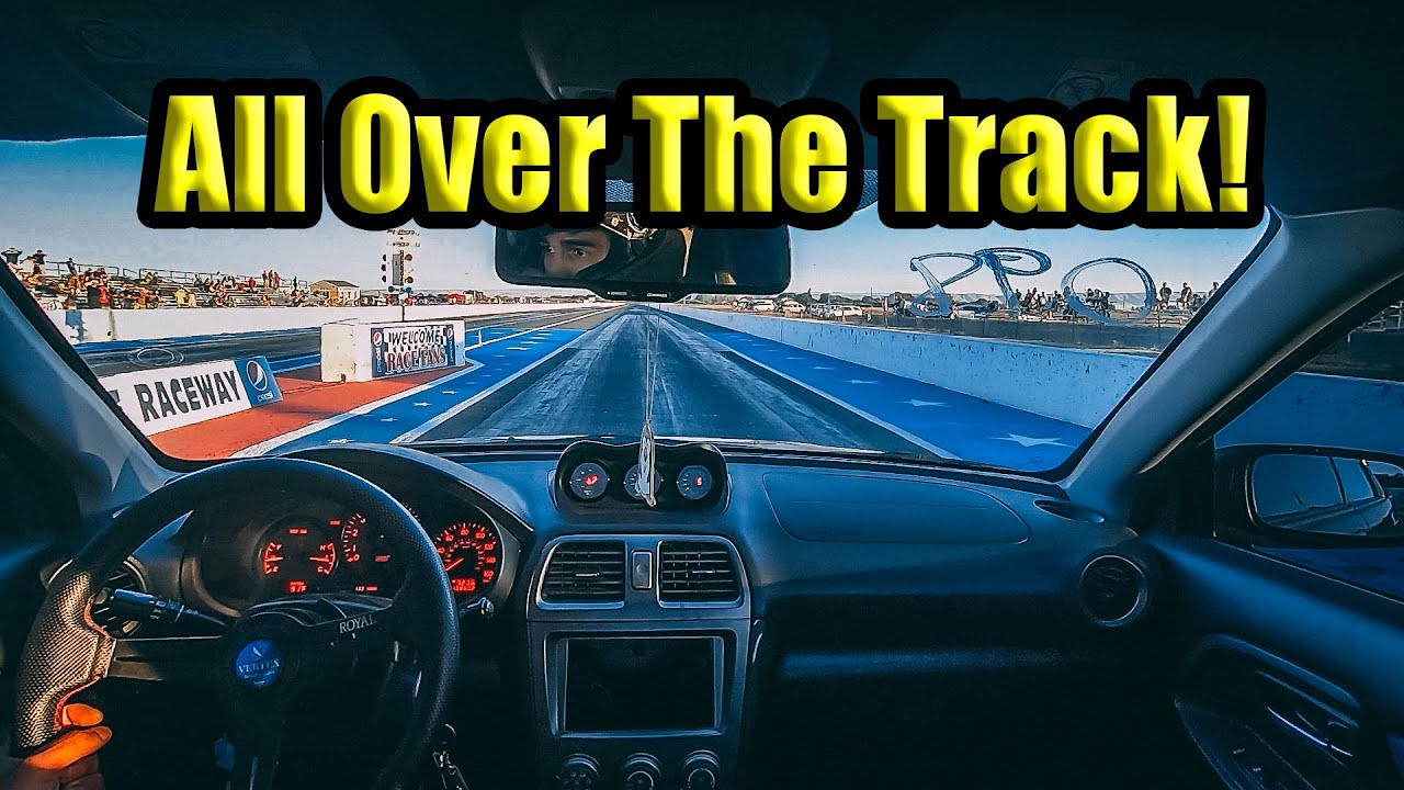 Fully Built STi Does Cha Cha Slide at Drag Strip! 🏁🏁