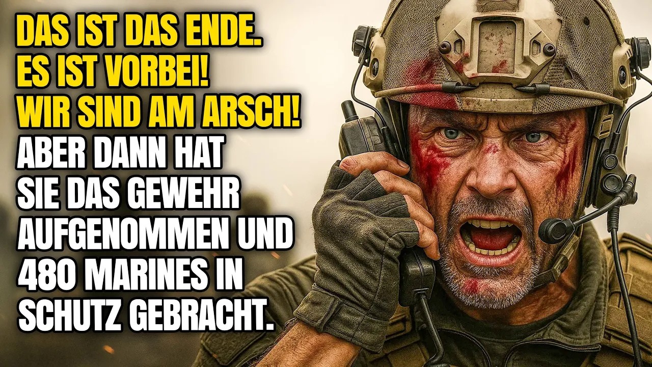 480 Marines für tot zurückgelassen eine Scharfschützin ignorierte das Protokoll und rettete das