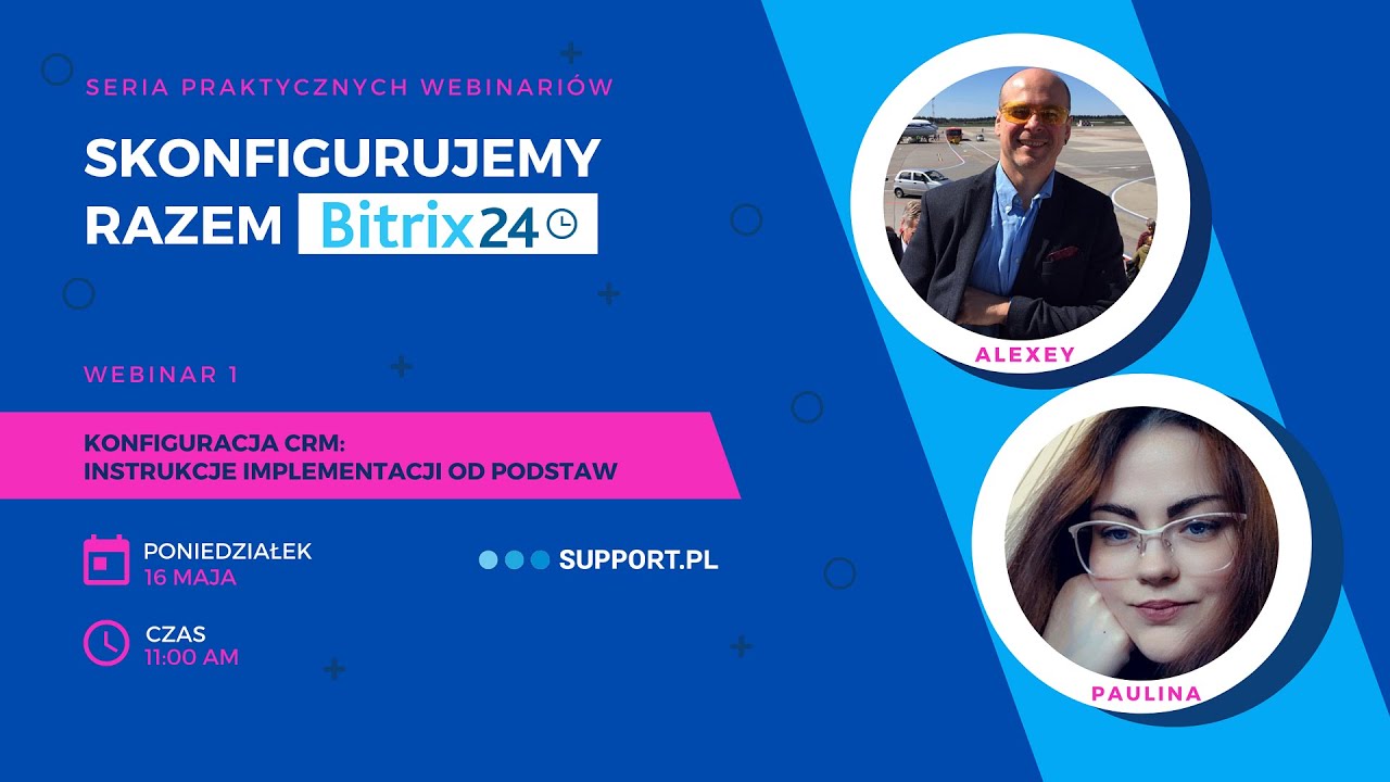 Webinar na żywo  «Konfiguracja CRM Bitrix24»